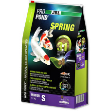 JBL ProPond Spring S - Осн весенний корм для кои 15-35 см, плавающ чипсы 3 мм, 1,1 кг/3 л