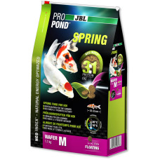 JBL ProPond Spring M - Осн весенний корм для кои 35-55 см, плавающ чипсы 6 мм, 1,1 кг/3 л