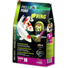 JBL ProPond Spring M - Осн весенний корм для кои 35-55 см, плавающ чипсы 6 мм, 4,2 кг/12л