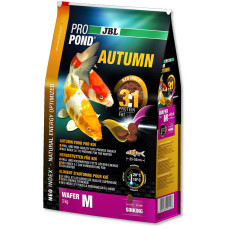 JBL ProPond Autumn M - Осн осенний корм для кои 35-55 см, тонущие чипсы 6 мм, 3,0 кг/6 л
