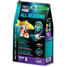 JBL ProPond All Seasons S - Осн всесез корм для кои 15-35 см, плав палоч 8 мм, 0,5 кг/3 л