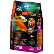 JBL ProPond Goldfish M - Осн корм для золот рыб 15-35 см, плав палочки 14 мм, 0,8 кг/6 л