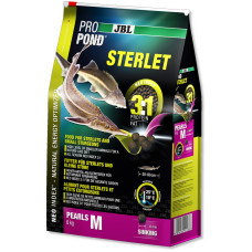 JBL ProPond Sterlet M - Осн корм для осетровых 30-60 см, тонущие гранулы 6 мм, 6,0 кг/12л