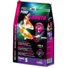 JBL ProPond Growth S - Корм для роста кои 15-35 см, плавающие гранулы 3 мм, 2,5 кг/6 л