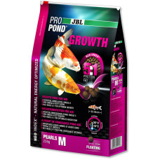 JBL ProPond Growth M - Корм для роста кои 35-55 см, плавающие гранулы 6 мм, 2,5 кг/6 л