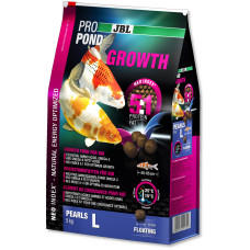 JBL ProPond Growth L - Корм для роста кои 55-85 см, плавающие гранулы 9 мм, 5,0 кг/12 л