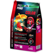 JBL ProPond Color M - Корм для окраски кои 35-55 см, плавающие гранулы 6 мм, 1,3 кг/3 л