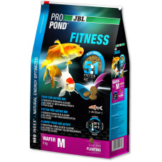 JBL ProPond Fitness M - Корм для активных кои 35-55 см, плавающие чипсы 6 мм, 5,0 кг/12 л