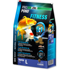 JBL ProPond Fitness L - Корм для активных кои 55-85 см, плавающие чипсы 9 мм, 5 кг/12 л