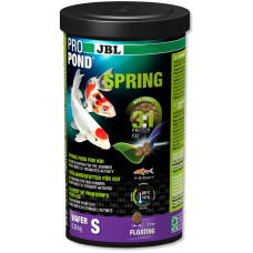 JBL ProPond Spring S - Осн весенний корм для кои 15-35 см, плавающ чипсы 3 мм, 0,36 кг/1л