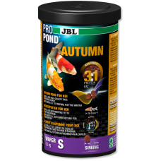 JBL ProPond Autumn S - Осн осенний корм для кои 15-35 см, тонущие чипсы 3 мм, 0,5 кг/1 л