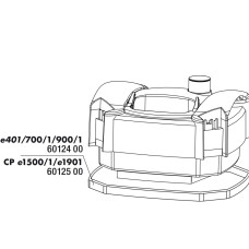 JBL CP e40x/70x/90x pump head washer - Уплотнительная прокладка головы внеш. фильтра