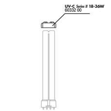 JBL AC rubber bearing bulb - Резиновый защитный колпачок для лампы стерилиз AC 18/36 Вт