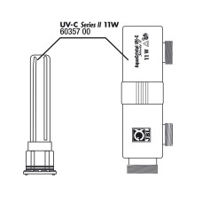 JBL AC Casing+mount+glass - Корпус, крепление и колба для УФ-стерилизатора AC 11 Вт