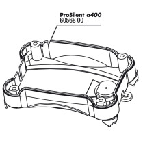 JBL PS a400 bottom part - Нижняя часть корпуса компрессора PS a400 с резиновыми ножками