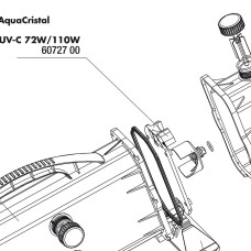JBL AC 72/110W cover panel, bypass - Пластина для переключателя турбо-режима УФ-стерилиз