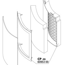 JBL CP m FilterPad Holder - Держатель губки для фильтра CP m greenline, комплект