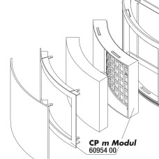 JBL CP m FilterPad Module holder - Держатель губки для мод расш CP m greenline, комплект