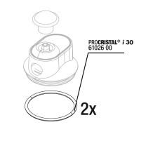 JBL ProCristal i30 O-Ring - Уплотнительные кольца для фильтра CristalProfi i30, 2 шт.
