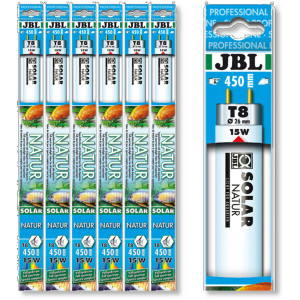 JBL SOLAR NATUR T8 - Люм лампа T8 полного спектра для пресн аквариумов, 15 Вт, 438 мм