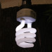 JBL ReptilDesert UV Light - Энергосберегающая лампа для пустынных террариумов, 15 Вт