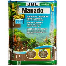 JBL Manado - Натуральный субстрат для пресноводных аквариумов, красно-коричневый, 1,5 л