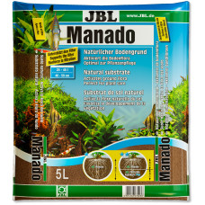 JBL Manado - Натуральный субстрат для пресноводных аквариумов, красно-коричневый, 5 л
