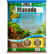 JBL Manado - Натуральный субстрат для пресноводных аквариумов, красно-коричневый, 10 л