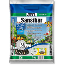 JBL Sansibar RIVER - Декоративный грунт для пресн и морских аквариумов, светлый, 5 кг