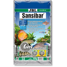 JBL Sansibar GREY - Декоративный грунт для пресн и морских аквариумов, серый, 10 кг