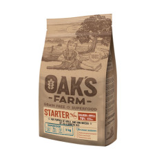 Oaks Farm - Корм для щенков малых и мини пород до 4мес, лосось, беззерновой