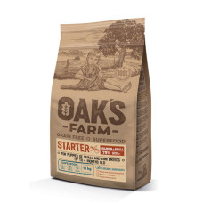 Oaks Farm - Корм для щенков малых и мини пород до 4мес, лосось, беззерновой