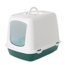 Savic - Туалет-домик  для кошек, зеленый, 50х37х39см  (OSKAR NORDIC COLLECTION)