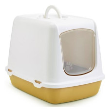 Savic - Туалет-домик  для кошек, золотой, 50х37х39см  (OSKAR NORDIC COLLECTION)