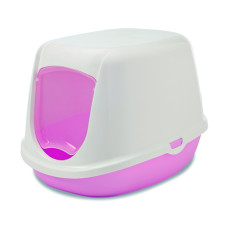 Savic - Туалет-домик для котят, розовый, 44.5x35.5x32см (Duchesse)