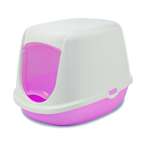 Savic - Туалет-домик для котят, розовый, 44.5x35.5x32см (Duchesse)