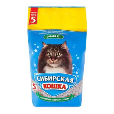 Сибирская кошка - Эффект впитывающий наполнитель 5л