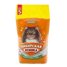 Сибирская кошка - Бюджет впитывающий наполнитель 5л