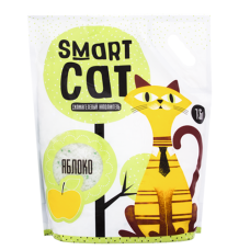 Smart Cat - Силикагелевый наполнитель с ароматом яблока 7,6л