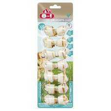 8in1 DENTAL DELIGHTS XS косточки с куриным мясом для мелких собак с минералами 7х7,5 см