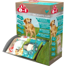 8in1 DENTAL DELIGHTS XS косточки с куриным мясом для мелких собак с минералами