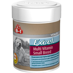 8in1 Excel  Мультивитамины для взрослых собак мелких пород 70 таб.