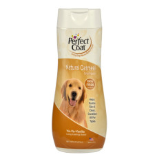 8in1 - Шампунь для собак овсяный успокаивающий для кожи с ароматом ванили, PC Natural Oatmeal, 473 мл