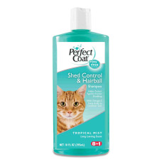 8in1 - Шампунь для кошек против линьки и колтунов с тропическим ароматом, PC Shed Control & Hairball, 295 мл
