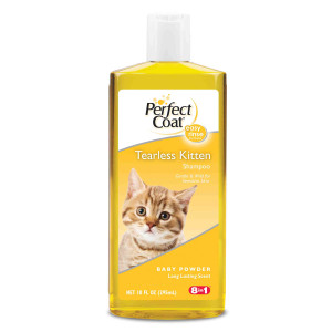 8in1 - Шампунь для котят без слез с ароматом детской присыпки, PC Tearless Kitten, 295 мл