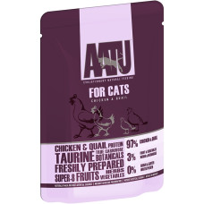 AATU - Паучи для кошек  Курица и Перепел