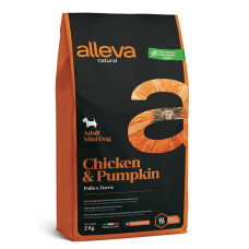 Alleva Natural - Корм для собак с курицей и тыквой, Мини
