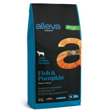 Alleva Natural - Корм для собак с рыбой и тыквой, Медиум, Макси