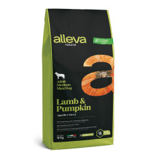 Alleva Natural - Корм для собак с ягненком и тыквой, Медиум, Макси