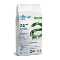 Alleva Holistic - Корм для щенков и юниоров с океанической рыбой, коноплей и алоэ вера, Макси